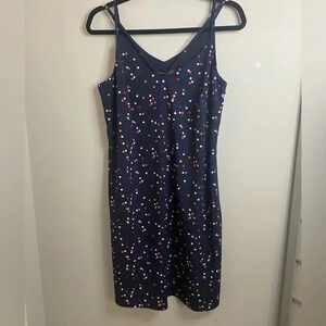 NWTs Willow & Thread - Navy dress with dots - medium
